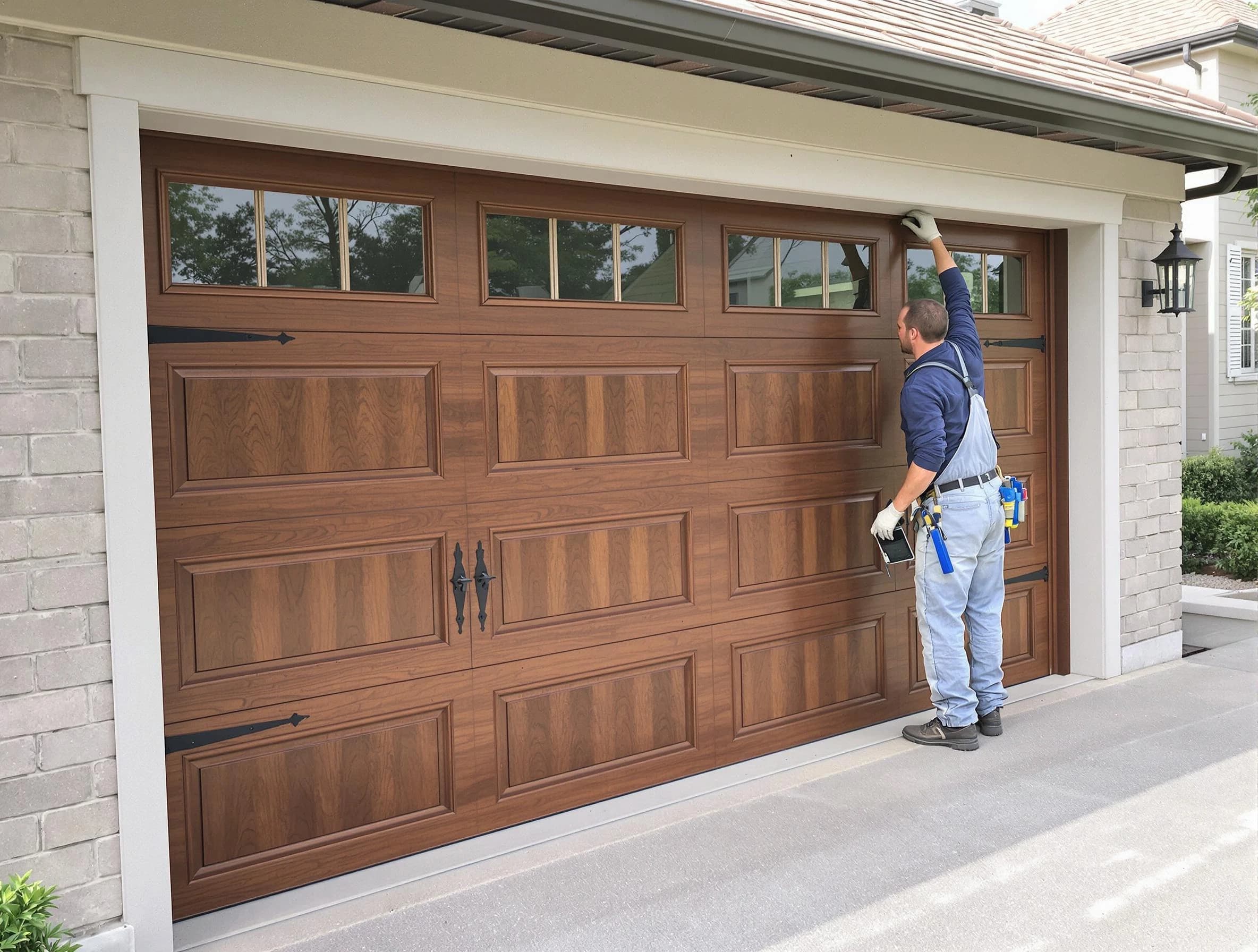 Custom garage door showcase by Lake Land'Or Garage Door Repair in Lake Land'Or